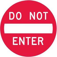 Lyle Signs - "Do Not Enter", 24" x 24", High-Intensity Reflective Aluminum Sign - Exact Tooling