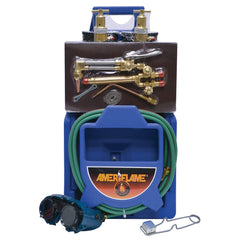 Made in USA - Oxygen/Acetylene Torch Kits; Type: Welding/Brazing/Cutting Outfit ; Welding Capacity: 1-1/4 (Inch); Maximum Heating Capacity: 5600?F ; Contents: Welding Handle WH350C; Cutting Attachment CA350C; Oxygen Regulator RO100B; Fuel Gas Regulator R - Exact Tooling