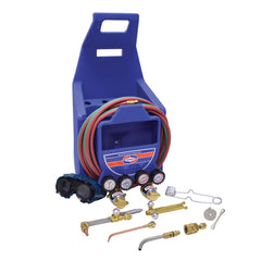 Made in USA - Oxygen/Acetylene Torch Kits; Type: Braze Maintenance Kit ; Maximum Cutting: 2 (Inch); Welding Capacity: 1/4 (Inch); Maximum Heating Capacity: 5600?F ; Contents: Welding Handle 71; Cutting Attachment CA100; Oxygen Regulator RO; Fuel Gas Regu - Exact Tooling