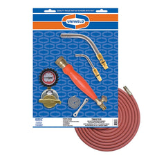 Made in USA - Propane & MAPP Torch Kits; Type: Air/Acetylene ; Fuel Type: Acetylene ; Contents: Acetylene Regulator RB; Handle TH6; Tips A-5, A-14; Acetylene Hose H12; Tank Key w/chain W05 ; Contents: Acetylene Regulator RB; Handle TH6; Tips A-5, A-14; A - Exact Tooling
