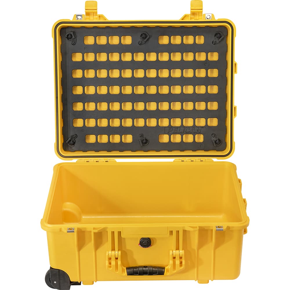 Pelican Products, Inc. - Tool Box Case & Cabinet Accessories; Type: Lid Organizer ; For Use With: Pelican 1650 Case ; Material Family: Plastic ; Material: Plastic ; Width (Inch): 10 ; Height (Inch): 20 - Exact Tooling