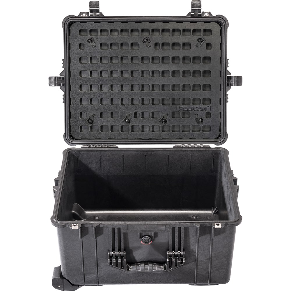 Pelican Products, Inc. - Tool Box Case & Cabinet Accessories; Type: Lid Organizer ; For Use With: Pelican 1610 Case ; Material Family: Plastic ; Material: Plastic ; Width (Inch): 10 ; Height (Inch): 20 - Exact Tooling