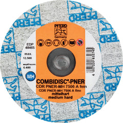 PFERD - Quick Change Discs; Disc Diameter (Inch): 3 ; Attaching System: Quick Change Type CDR ; Abrasive Type: Non-Woven ; Abrasive Material: Aluminum Oxide ; Grade: Fine ; Backing Material: Cloth - Exact Tooling