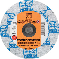 PFERD - Quick Change Discs; Disc Diameter (Inch): 3 ; Attaching System: Quick Change Type CDR ; Abrasive Type: Non-Woven ; Abrasive Material: Aluminum Oxide ; Grade: Fine ; Backing Material: Cloth - Exact Tooling