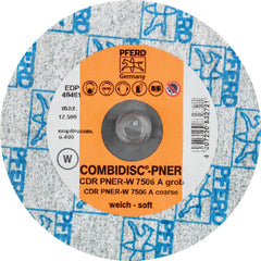 PFERD - Quick Change Discs; Disc Diameter (Inch): 3 ; Attaching System: Quick Change Type CDR ; Abrasive Type: Non-Woven ; Abrasive Material: Aluminum Oxide ; Grade: Coarse ; Backing Material: Cloth - Exact Tooling