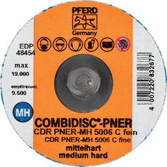 PFERD - Quick Change Discs; Disc Diameter (Inch): 2 ; Attaching System: Quick Change Type CDR ; Abrasive Type: Non-Woven ; Abrasive Material: Silicon Carbide ; Grade: Fine ; Backing Material: Cloth - Exact Tooling
