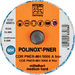 PFERD - Quick Change Discs; Disc Diameter (Inch): 2 ; Attaching System: Quick Change Type CDR ; Abrasive Type: Non-Woven ; Abrasive Material: Aluminum Oxide ; Grade: Fine ; Backing Material: Cloth - Exact Tooling