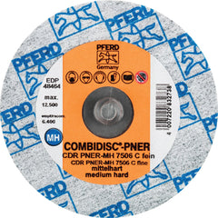 PFERD - Quick Change Discs; Disc Diameter (Inch): 3 ; Attaching System: Quick Change Type CDR ; Abrasive Type: Non-Woven ; Abrasive Material: Silicon Carbide ; Grade: Fine ; Backing Material: Cloth - Exact Tooling