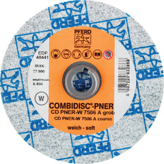 PFERD - Quick Change Discs; Disc Diameter (Inch): 3 ; Attaching System: Quick Change Type CD ; Abrasive Type: Non-Woven ; Abrasive Material: Aluminum Oxide ; Grade: Coarse ; Backing Material: Cloth - Exact Tooling