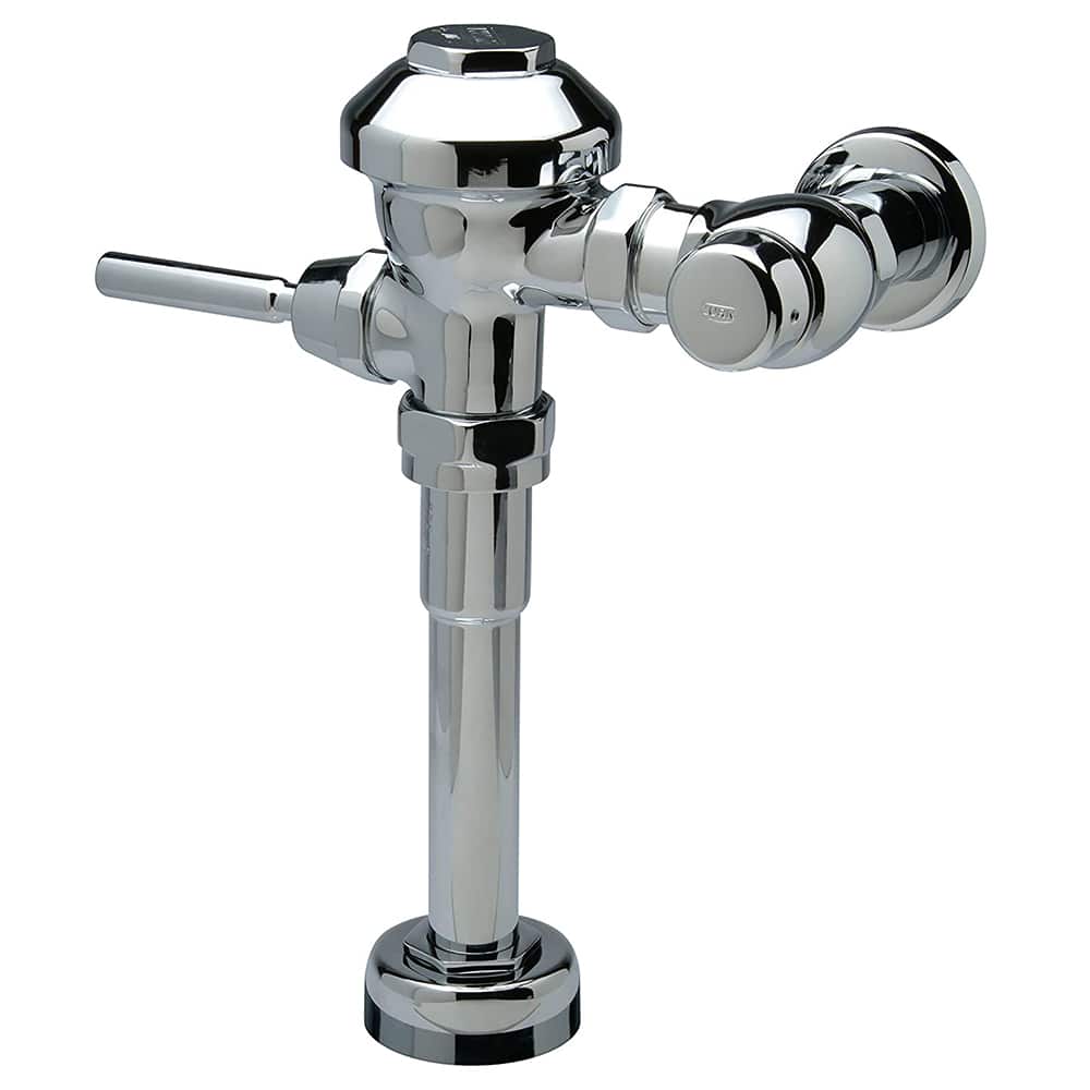 Zurn - Manual Flush Valves; Style: Manual ; Gallons Per Flush: 1.0 ; Pipe Size: 1-1/4" (Inch); Spud Coupling Size: 1-1/4 (Inch) - Exact Tooling