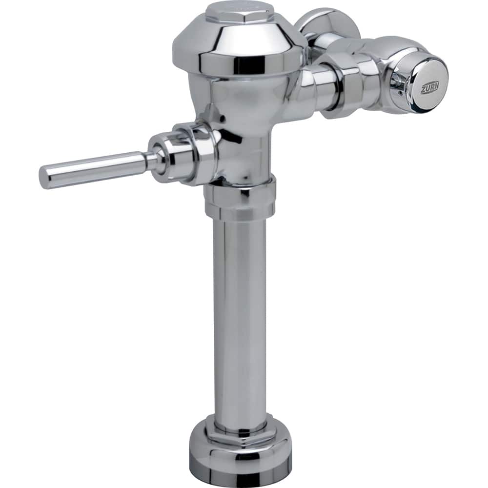 Zurn - Manual Flush Valves; Style: Manual ; Gallons Per Flush: 3.5 ; Pipe Size: 1-1/2" (Inch); Spud Coupling Size: 1-1/2 (Inch) - Exact Tooling