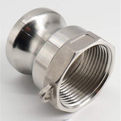 Guardian Worldwide - Suction & Discharge Hose Couplings; Type: A Type Quick Coupling ; Coupling Descriptor: Type A ; Coupler Size: 4 (Inch); Thread Size: 4 ; Material: 316 Stainless Steel ; Style: A - Exact Tooling