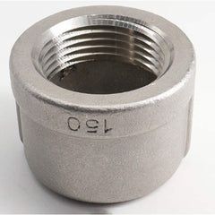 Guardian Worldwide - Stainless Steel Pipe Fittings; Type: Round Cap ; Fitting Size: 4 ; End Connections: Threaded ; Material Grade: 304 ; Pressure Rating (psi): 150 - Exact Tooling