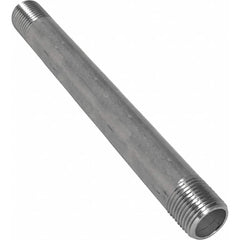Guardian Worldwide - Stainless Steel Pipe Nipples & Pipe; Style: Threaded ; Pipe Size: 1-1/4 (Inch); Length (Inch): 8 ; Material Grade: 304/304L ; Schedule: 40 - Exact Tooling