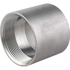 Guardian Worldwide - Stainless Steel Pipe Fittings; Type: Full Coupling ; Fitting Size: 3/4 ; End Connections: FNPT x FNPT ; Material Grade: 316 ; Pressure Rating (psi): 150 ; Length (Inch): 1-1/2 - Exact Tooling