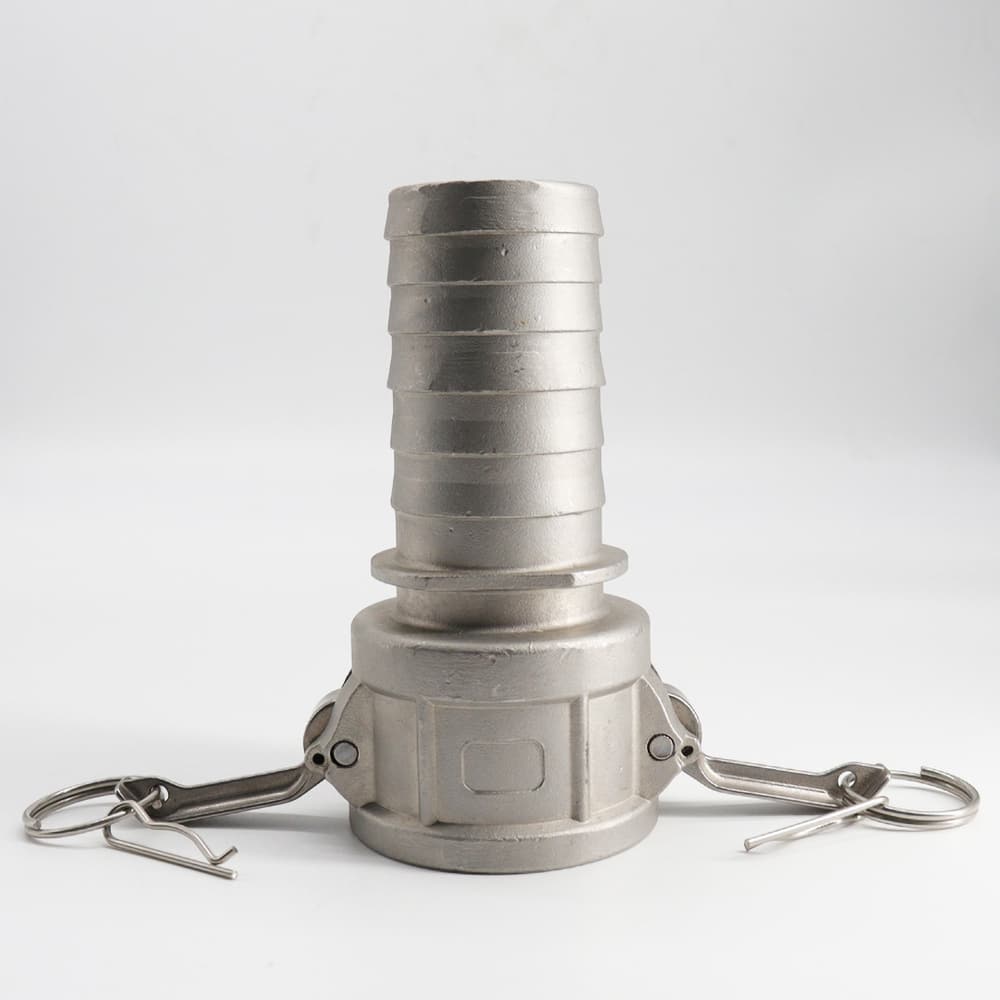 Guardian Worldwide - Suction & Discharge Hose Couplings; Type: C Type Quick Coupling ; Coupling Descriptor: Type C ; Coupler Size: 4 (Inch); Thread Size: Non-Threaded ; Material: 316 Stainless Steel ; Style: C - Exact Tooling
