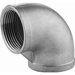 Guardian Worldwide - Stainless Steel Pipe Fittings; Type: 45? Elbow ; Fitting Size: 4 ; End Connections: FNPT x FNPT ; Material Grade: 304 ; Pressure Rating (psi): 150 - Exact Tooling