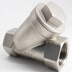 Guardian Worldwide - Check Valves; Design: 2-Way ; Pipe Size (Inch): 3/4 ; End Connections: FNPT x FNPT ; Material: Stainless Steel ; Material: Stainless Steel ; Seal Material: PTFE - Exact Tooling