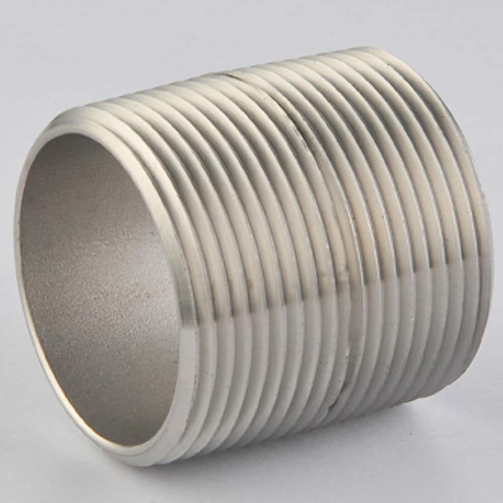 Guardian Worldwide - Stainless Steel Pipe Nipples & Pipe; Style: Threaded ; Pipe Size: 4 (Inch); Length (Inch): 2-7/8 ; Material Grade: 316/316L ; Schedule: 40 - Exact Tooling