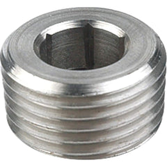 Guardian Worldwide - Stainless Steel Pipe Fittings; Type: Hexagon Socket Plug ; Fitting Size: 2 ; End Connections: MNPT ; Material Grade: 304 ; Pressure Rating (psi): 150 ; Length (Inch): 0.93 - Exact Tooling