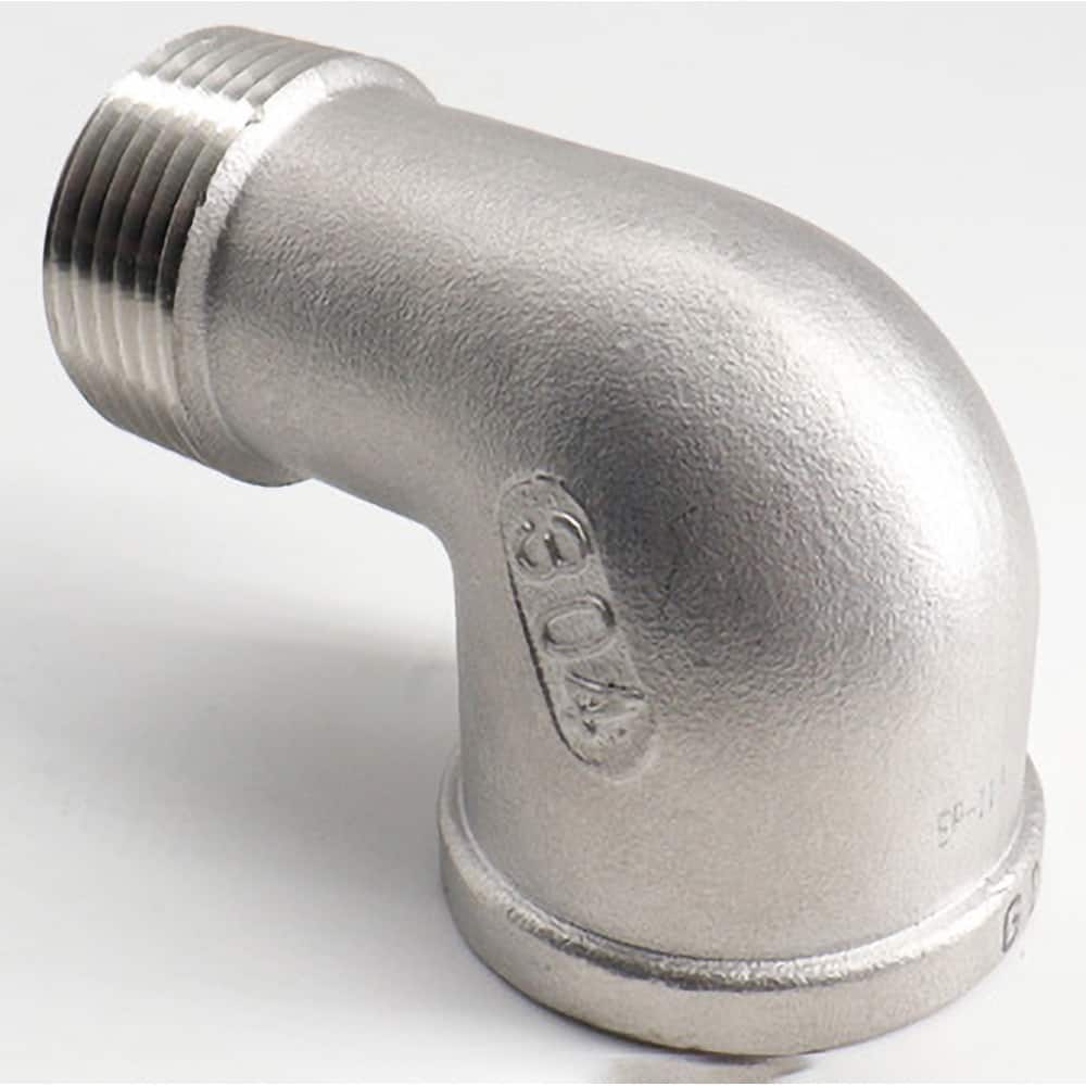 Guardian Worldwide - Stainless Steel Pipe Fittings; Type: 90? Street Elbow ; Fitting Size: 3/4 ; End Connections: MNPT x FNPT ; Material Grade: 304 ; Pressure Rating (psi): 150 - Exact Tooling