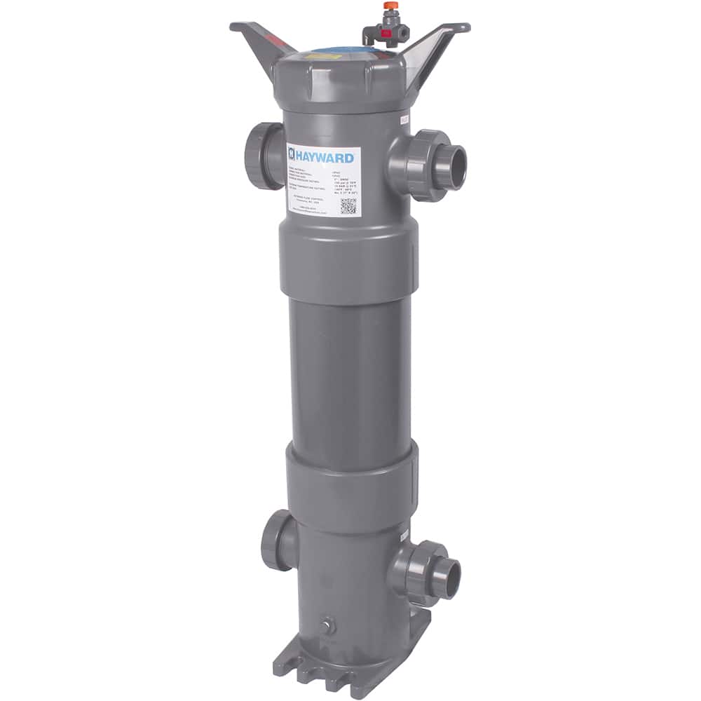 Hayward - Bag Filter Housings; Bag Size (#): 2 ; Length (Decimal Inch): 32.0000 ; Pipe Size: 4 (Inch); End Connections: Threaded ; Maximum Flow Rate (GPM): 100 ; Maximum Working Pressure (psi): 150.000 - Exact Tooling