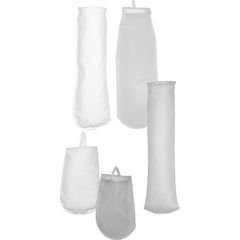 Hayward - Bag Filters; Bag Type: High Flow ; Micron Rating: 25 ; Maximum Flow Rate (GPM): 180 ; Material: Polypropylene ; Bag Size (#): 2 ; Diameter (Inch): 7 - Exact Tooling