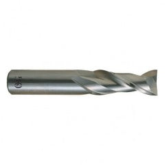 5/8 Dia. x 3-1/2 Overall Length 2-Flute .030 C/R Solid Carbide SE End Mill-Round Shank-Center Cutting-Uncoated - Exact Tooling