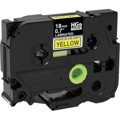 Brother - Labels, Ribbons & Tapes; Type: Label Tape ; Color: Black on Yellow ; For Use With: PT-18RKT; PT-9200PC; PT-9500PC; PT-9700PC; PT-9800PCN; PT-E300; PT-E500; PT-E550W; PT-E800W; PT-P750WVP; PT-P900; PT-P900W; PT-P950NW P-Touch Label Makers ; Widt - Exact Tooling