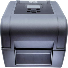 Brother - Electronic Label Makers; Type: Desktop Printer ; Accessories: 300m Ink Ribbon and 8in OD Media Roll with Optional External Media Roll Holder ; Power Source: 24V DC 3.75A Auto Ranging Power Supply ; Resolution: 203 ; Contents: Printer; USB Cable - Exact Tooling