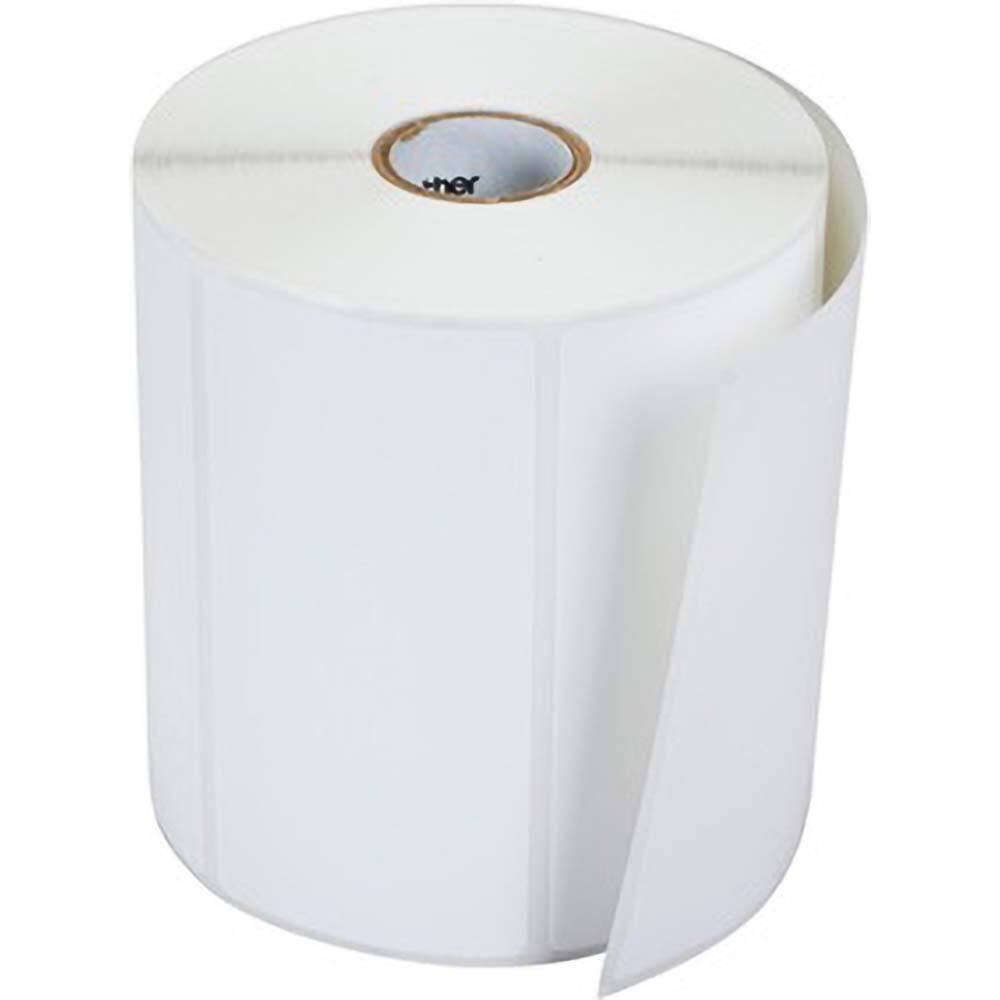 Brother - Labels, Ribbons & Tapes; Type: Multipurpose ; Color: White ; For Use With: TD-2020; TD-2120N; TD-2130N; Desktop Thermal Printers and TD-4410D; TD-4420DN; TD-4550DNWB; TD-4420TN; TD-4520TN; TD-4650TNWB; TD-4750TNWB 4 in Desktop Thermal Printers - Exact Tooling
