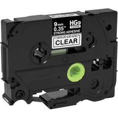 Brother - Labels, Ribbons & Tapes; Type: Label Tape ; Color: Black on Clear ; For Use With: PT-18RKT; PT-9200PC; PT-9500PC; PT-9700PC; PT-9800PCN; PT-E100; PT-E110; PT-E300; PT-E500; PT-E550W; PT-E800W; PT-P750WVP; PT-P900; PT-P900W; PT-P950NW P-Touch La - Exact Tooling