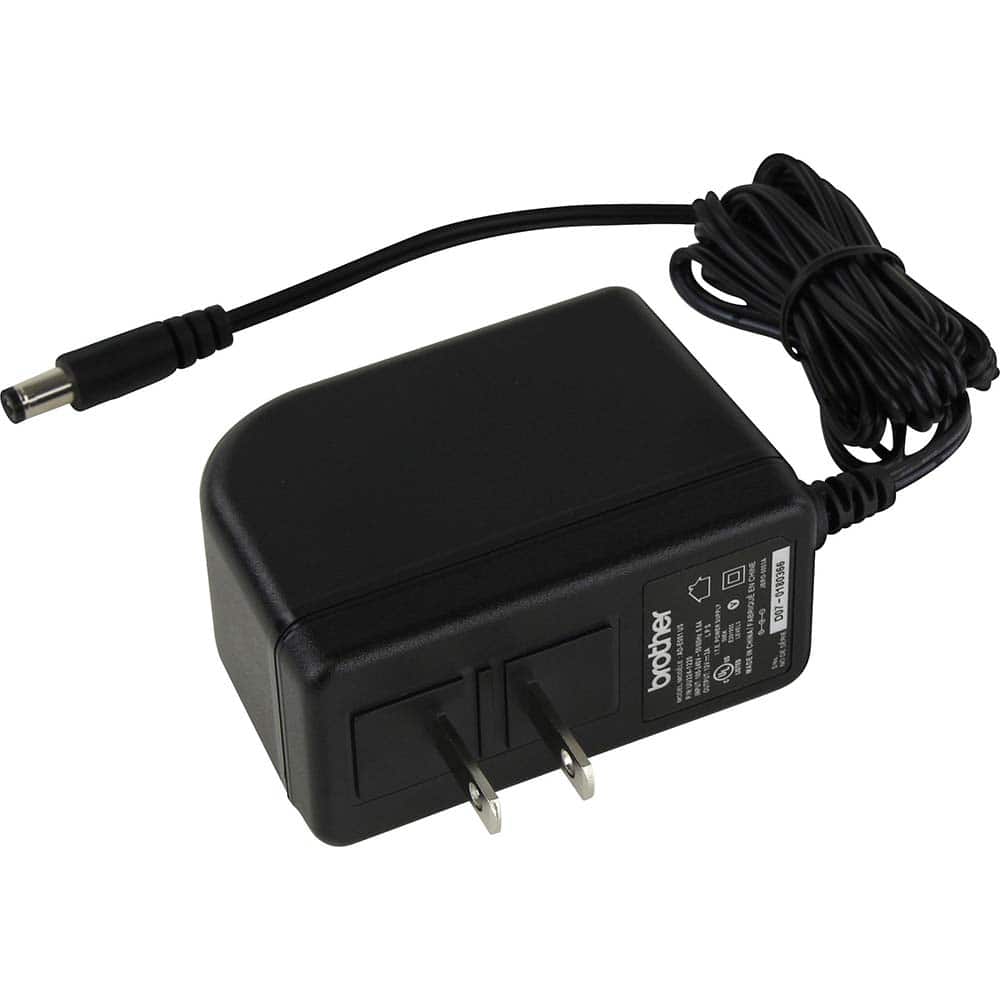 Brother - Label Maker & Tape Accessories; Type: AC Power Adapter ; For Use With: PT-D400; PT-D400AD; PT-D400VP; PT-D450; PT-D600; PT-D600VP; PT-E300; PT-E500; PT-E550W; PT-H300; PT-H300LI; PT-H500LI; PT-P700; PT-P750W; PT-P750WVP Printers - Exact Tooling