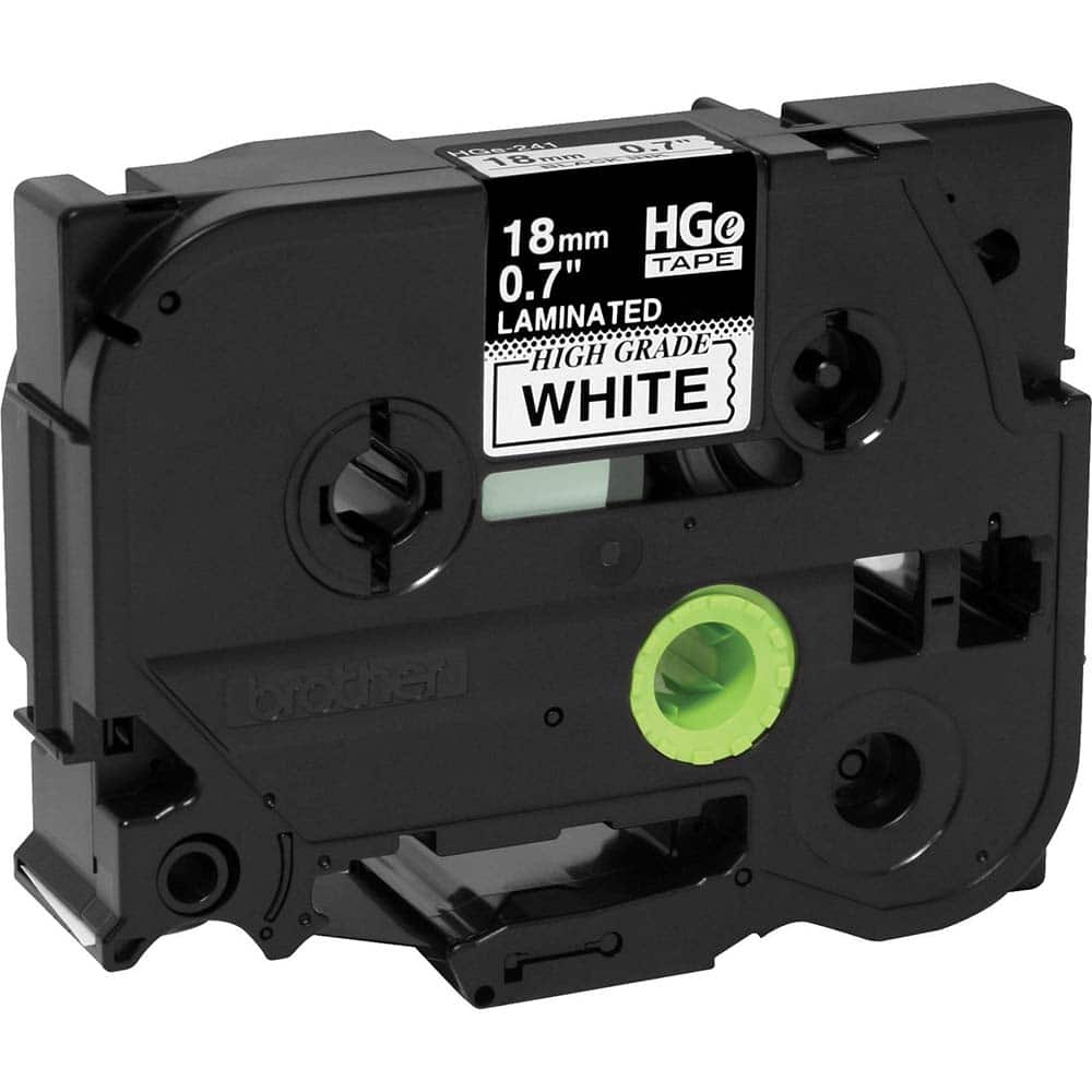 Brother - Labels, Ribbons & Tapes; Type: Label Tape ; Color: Black on White ; For Use With: PT-18RKT; PT-9200PC; PT-9500PC; PT-9700PC; PT-9800PCN; PT-E300; PT-E500; PT-E550W; PT-E800W; PT-P750WVP; PT-P900; PT-P900W; PT-P950NW P-Touch Label Makers ; Width - Exact Tooling