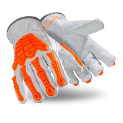 HexArmor - Cut & Puncture Resistant Gloves; Type: Cut & Puncture Resistant ; ANSI/ISEA Puncture Resistance Level: 3 ; ANSI/ISEA Cut Resistance Level: A7 ; ANSI/ISEA Abrasion Resistance Level: 4 ; Coated Area: Uncoated ; Material Type: Leather - Exact Tooling
