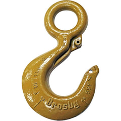 Crosby - Eye Hooks; Material: Carbon Steel ; Load Capacity (Lb.): 1500.000 ; Reach (Decimal Inch): 3.3400 - Exact Tooling