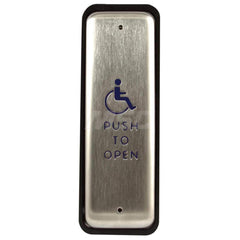 Electromagnet Lock Accessories; Type: Wireless Pushplate; For Use With: Touchless Actuators; Material: Stainless Steel; Material: Stainless Steel; For Use With: Touchless Actuators; Type: Wireless Pushplate; Accessory Type: Wireless Pushplate; Type: Wirel