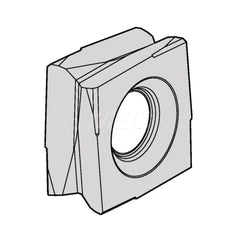 Milling Insert:  SPHX1205PCERGP4SB,  KCK20B,  Solid Carbide N/A Finish,