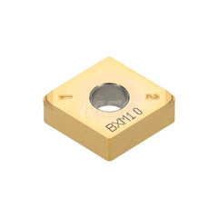 Turning Insert:  2QP-CNGM432HP BXA10,  Polycrystalline Cubic Boron Nitride TiAlN & TiCN Finish,  Neutral,  1/2″ Inscribed Circle,  0.0310″ Corner Radius,  80.0 &deg N/A Diamond,  Series  CNGM