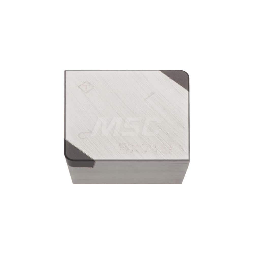 Turning Insert:  2QP-SPMN321 BX360,  Polycrystalline Cubic Boron Nitride Uncoated Finish,  Neutral,  3/8″ Inscribed Circle,  0.0160″ Corner Radius,  90.0 &deg N/A Square,  Series  SPMN