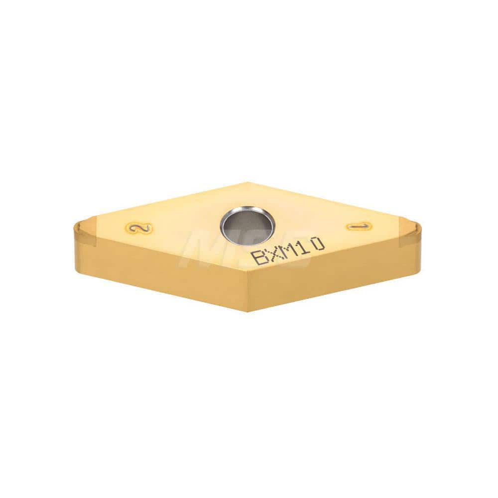 Turning Insert:  2QP-VNGM332HP BXA20,  Polycrystalline Cubic Boron Nitride Coated Finish,  Neutral,  3/8″ Inscribed Circle,  0.0310″ Corner Radius,  35.0 &deg N/A Diamond,  Series  VNGM