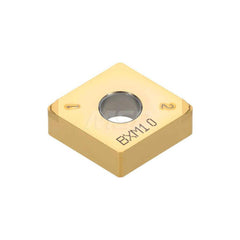 Turning Insert:  2QP-CNGM433HP BXA20,  Polycrystalline Cubic Boron Nitride Coated Finish,  Neutral,  1/2″ Inscribed Circle,  0.0470″ Corner Radius,  80.0 &deg N/A Diamond,  Series  CNGM