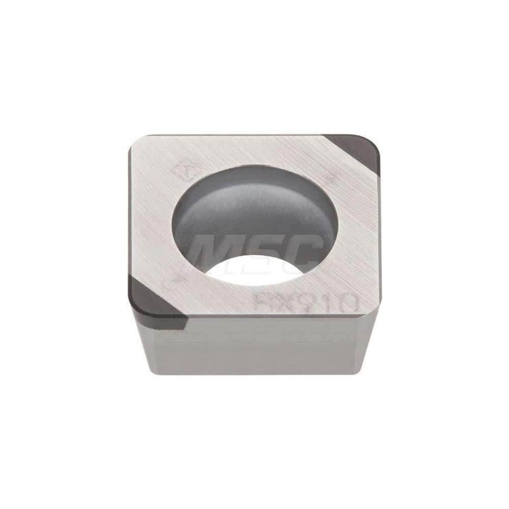 Turning Insert:  2QP-SPGW32.52 BX910,  Polycrystalline Cubic Boron Nitride Uncoated Finish,  Neutral,  3/8″ Inscribed Circle,  0.0310″ Corner Radius,  90.0 &deg N/A Square,  Series  SPGW