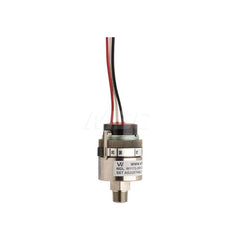 Pressure, Vacuum & Compound Switches; Type: All-Welded Pressure Switch; Thread Size: 1/8; Voltage: 115VAC / 28 VDC; Thread Type: NPT Male; Amperage: 1.0000; Electrical Connection: 12in Free Leads; Wetted Parts Material: 304 Stainless Steel; Repeatability: