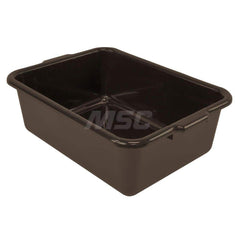 Cans, Pails & Tubs; Product Type: Tub; Volume Capacity Range: 0 - 9.5 gal; Body Material: Polypropylene; Volume Capacity: 9.5; Opening Type: Open Head; Color: Brown; Product Type: Tub; Material: Polypropylene; Volume Capacity (Gal.): 9.5; Color: Brown