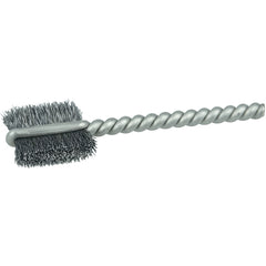 9/16″ Power Tube Brush, .003″ Steel Wire Fill, 5/8″ Brush Length - Exact Tooling