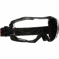 3M - Size L Clear Polycarbonate Anti-Fog Safety Goggles - Exact Tooling