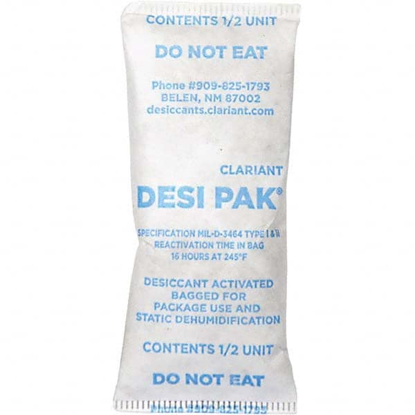 Armor Protective Packaging - Desiccant Packets Material: Clay Packet Size: 1/2 oz. - Exact Tooling
