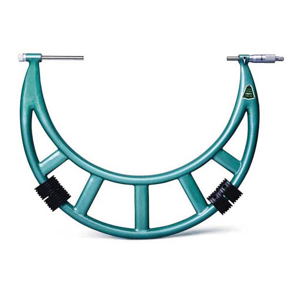 Insize USA LLC - Interchangeable-Anvil Micrometers; Operation Type: Mechanical ; Minimum Measurement (Decimal Inch): 36.0000 ; Digital Counter: No ; Maximum Measurement (Decimal Inch): 40.0000 ; Thimble Type: Ratchet Stop ; Graduation (Decimal Inch): 0.0 - Exact Tooling