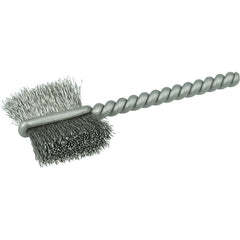 3/4″ Power Tube Brush, .005″ Stainless Steel Wire Fill, 5/8″ Brush Length - Exact Tooling